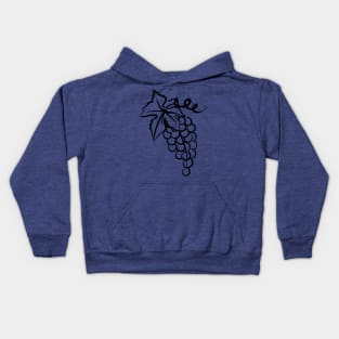 Black Grapes Kids Hoodie